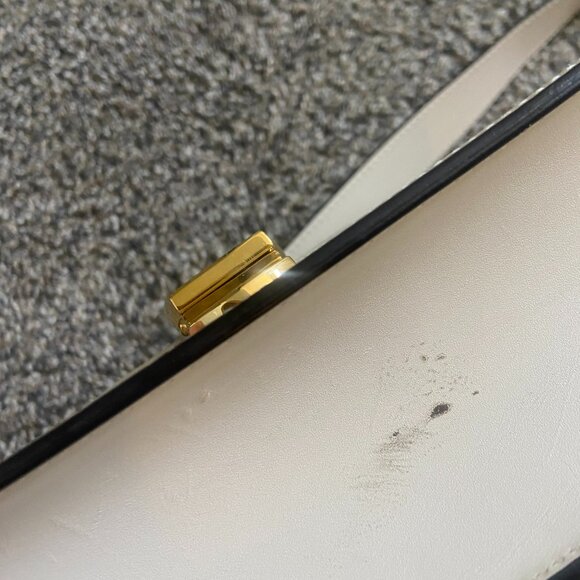 Authentic Gucci Sylvie Small Shoulder Bag Leather Red White Blue Stripe - Picture 4 of 6